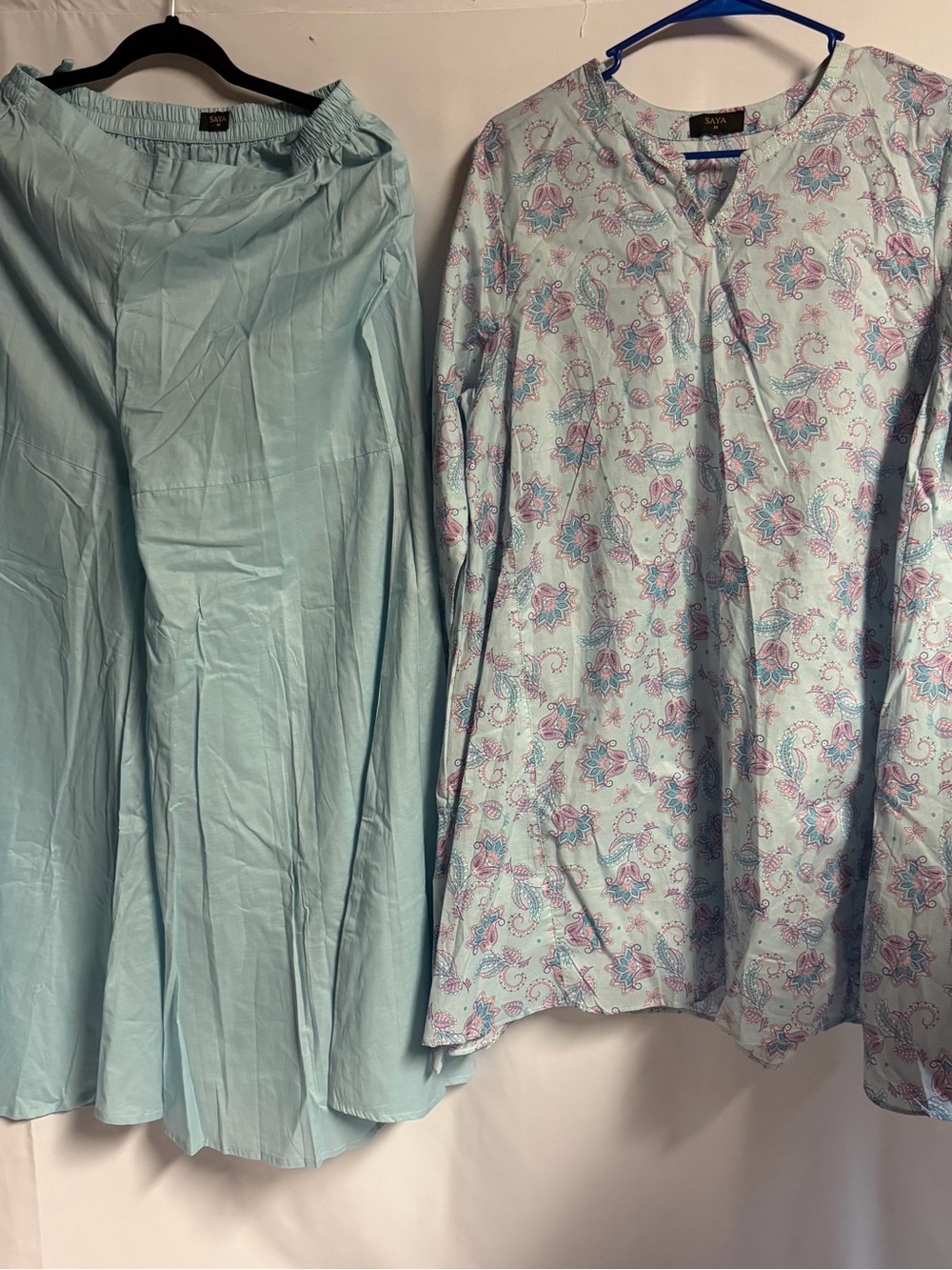 Women’s Light Blue Full Skirt - Unbranded